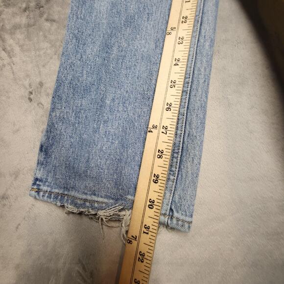 Abercrombie & Fitch Jeans Womens 27 4R 90s Straight Ultra High Rise Curve Love - Picture 7 of 11